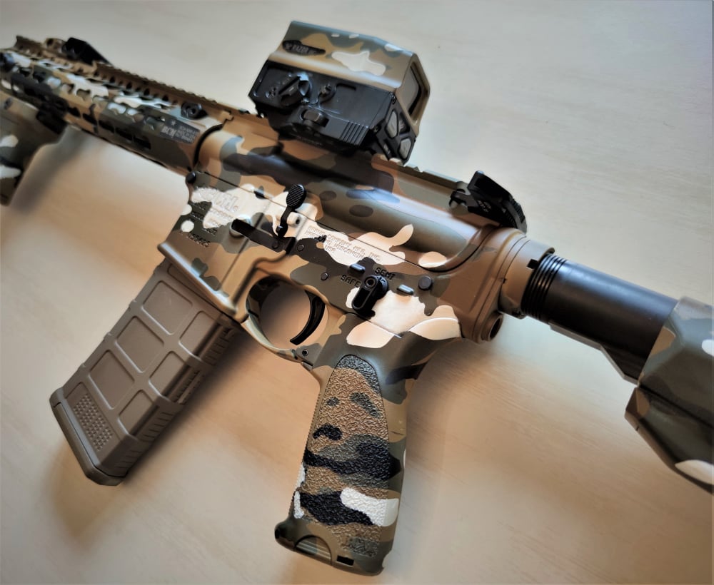BCM and Vortex cerakote Camo Slovensko